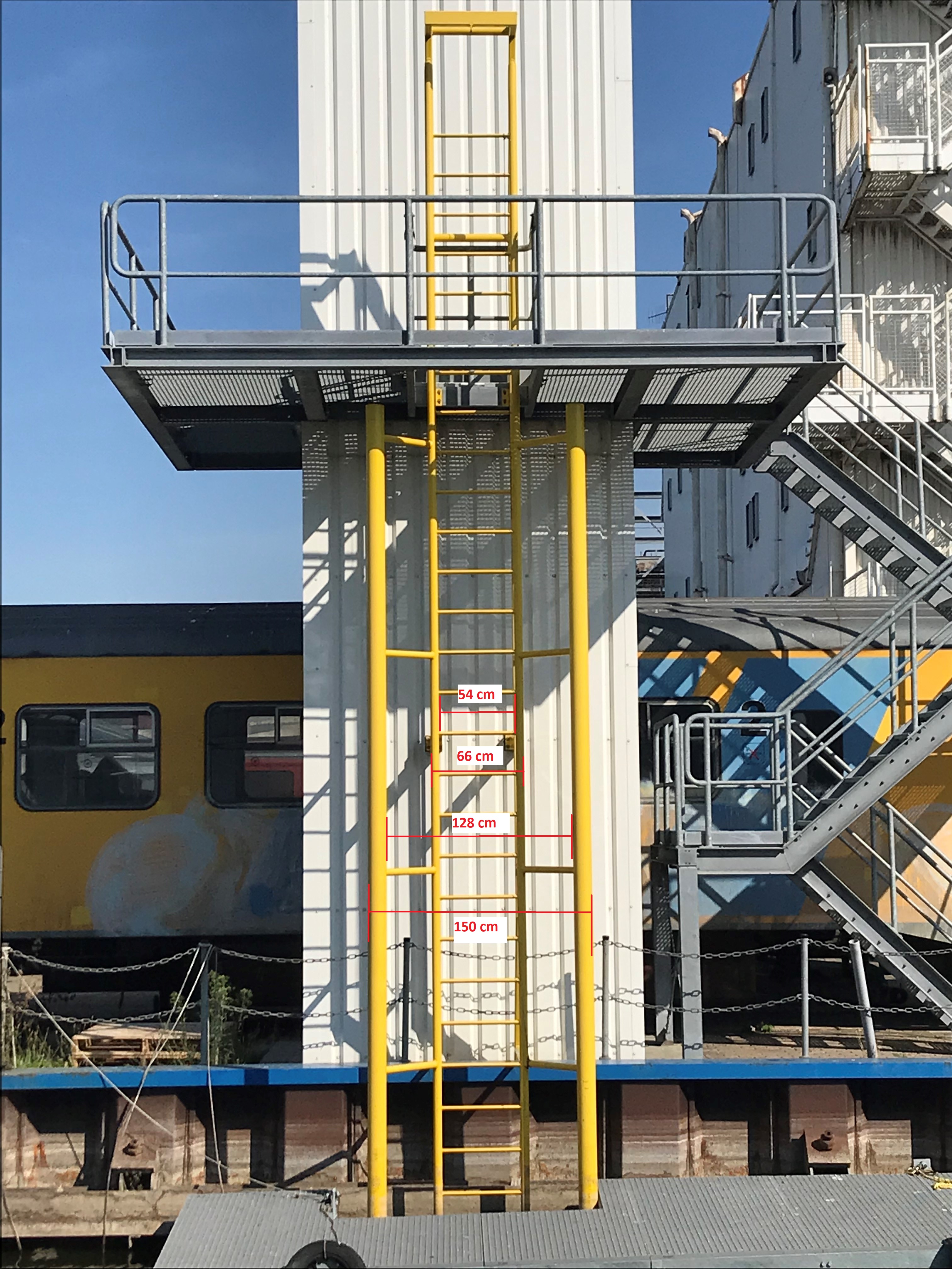 Werken op hoogte toren